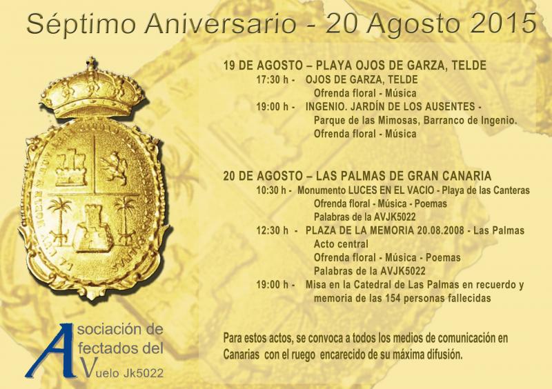 Programa de actos del aniversario